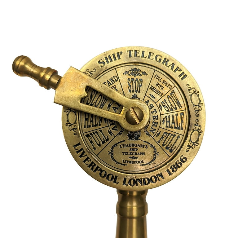 Mini Ship Engine Telegraph Antique Style Table Top Maritime Nautical Home Decor Mini Ship Engine Telegraph Antique Style Table Top Maritime Nautical Home Decor