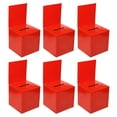 thumbnail image 1 of Unique Bargains Ballot Box 6'x6'x6' Raffle Box with Removable Header Board Suggestion Box Cardboard Box Red 6Pack, 1 of 5