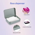 thumbnail image 3 of Funda de viaje con soporte para hilo dental Aaymoous, paquete de 2 con púas, 3 of 6
