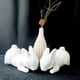 thumbnail image 3 of Rabbit Ceramics Bookends 2-Piece Set, Heavy Duty Office Shelf Organizer for Home Decor, 3 of 5
