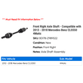 thumbnail image 2 of Front Right Axle Shaft - Compatible with 2012 - 2018 Mercedes-Benz CLS550 4Matic 2013 2014 2015 2016 2017, 2 of 2