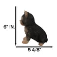 thumbnail image 2 of Figurine de Décoration Maison Chiot Yorkie Terrier Assis avec Ami Réaliste, 2 of 9