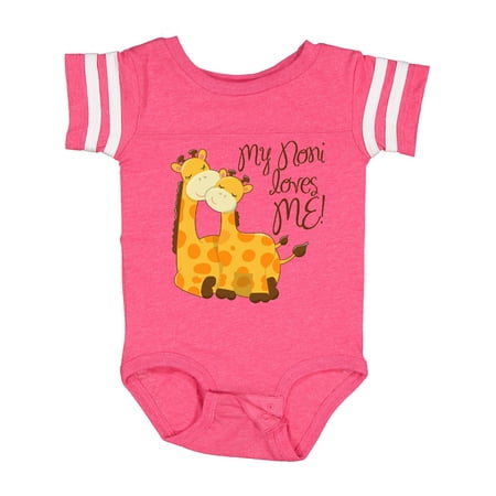 

Inktastic My Noni Loves Me! Gift Baby Boy or Baby Girl Bodysuit