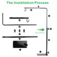 thumbnail image 5 of Aiicioo Reptile Lamp Stand Metal Material Landing Lamp Holder Bracket with Base Adjustable, 5 of 6