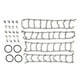 thumbnail image 4 of Juego de cadenas de tracción para neumáticos, cadenas metálicas mejoradas para neumáticos de nieve para camionetas MN82 LC79 1/12, coches, 4 of 10