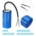 thumbnail image 4 of Uxcell 200uF 250VAC 2 Fils 50/60Hz CD60 Condensateur de Course 2 Pack, 4 of 5