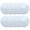 White, variant on Organic Washable Breast Pads 10 Pack | Reusable Nursing Pads For Breastfeeding-Watermelon Pattern