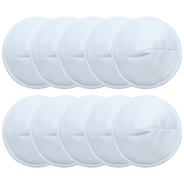 Almohadillas de lactancia orgánicas lavables, paquete de 10, almohadillas de lactancia reutilizables Ormromra CPB-US-HPP204-1