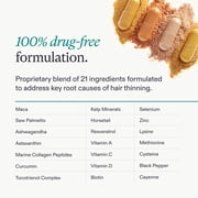 Nutrafol Womens Balance Hair Growth Supplements, Ages 45 and Up, Clinically Proven for Visibly Thicker Hair and Scalp Coverage, Dermatologist Recommended - 1 Month Supply