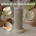 thumbnail image 4 of Homedics SereneScent Mini Fabric Rechargeable Waterless Diffuser, Cordless Aromatherapy Device, Use with SereneScent Oil 15ml (Sold Separately), Adjustable Mist Intensity & Ambient Light, Beige, 4 of 7