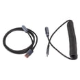 thumbnail image 4 of Cable de teclado USB a tipo C de 9,8 pies como máximo, conector de aviación de 4 pines, cable de teclado en espiral con autobloqueo para juegos de extensión, 4 of 5