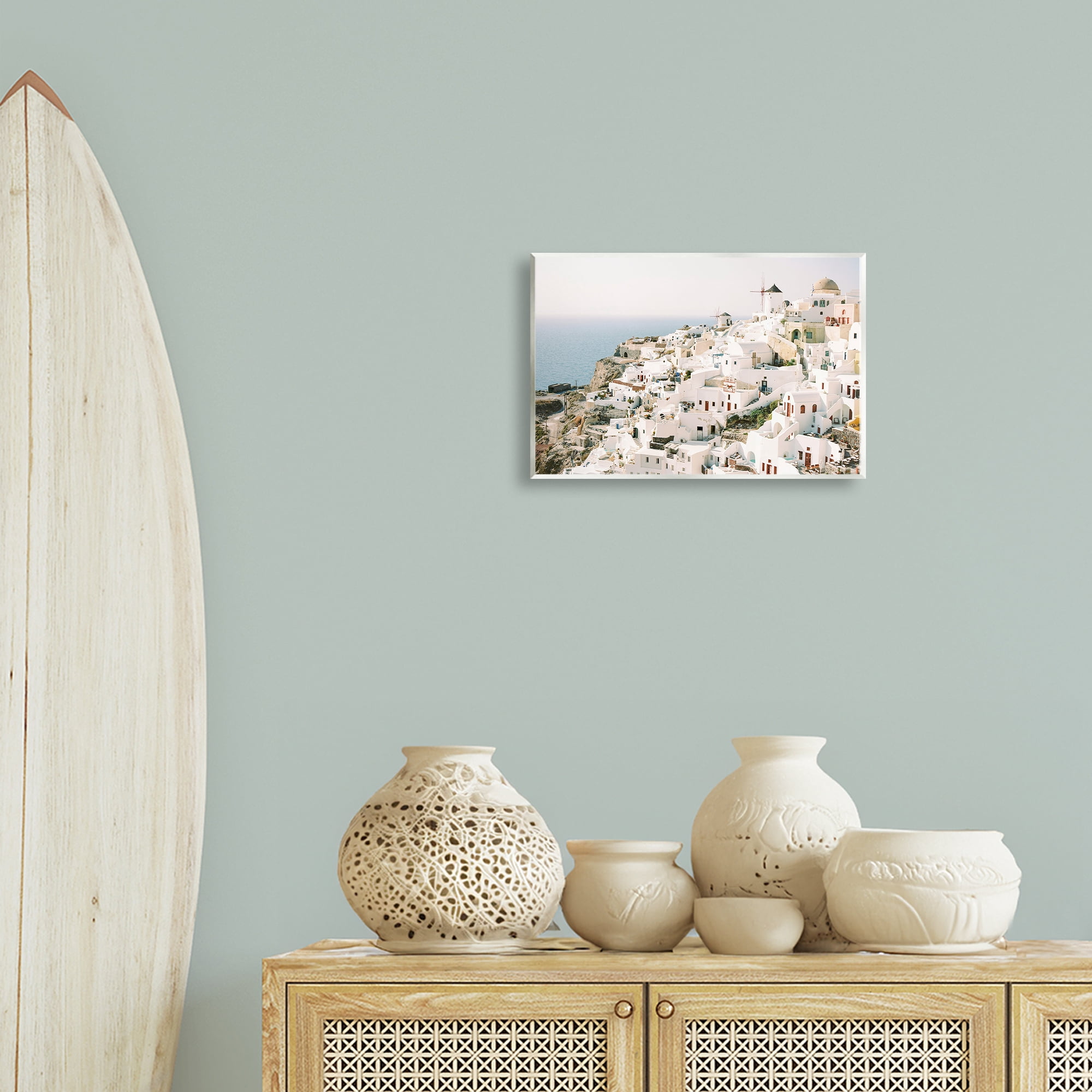 Stupell Industries European Seaside City Town & City Photography Unframed Art Print Wall Art, 15 x 10