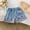 Blue, variant on Tranfacy Toddler 1-10 Years Summer Half Pants Heart Bunny Print Elastic Waist Denim Shorts