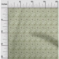 thumbnail image 1 of oneOone Cotton Silk Olive Green Fabric Geometric Block Sewing Craft Projects Fabric Prints By Yard 42 Inch Wide, 1 of 1