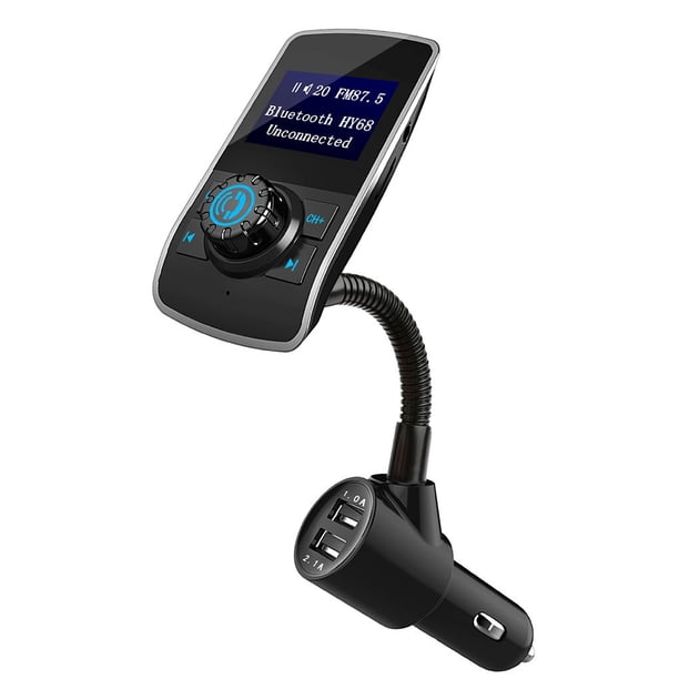 HY68 Bluetooth Manos libres Coche Reproductor de MP3 Inalámbrico Dual USB Transmisor FM Reproductor de música automático Guardurnaity DZ4361-00B