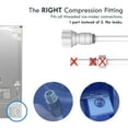 thumbnail image 4 of Drinkpod Universal Ice Maker Water Line Kit. Installation Kit for Standard 1/4" Water Filter Systems, Reverse Osmosis Systems, Refrigerators and Under Sink Water Replacement Parts with Water Filters, 4 of 6