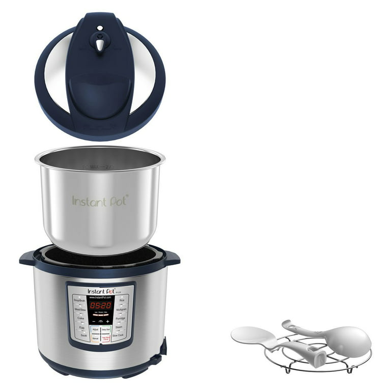 Instant Pot IP-LUX60-ENW Stainless Steel 6-in-1 Pressure Cooker with Mini  Mitts 