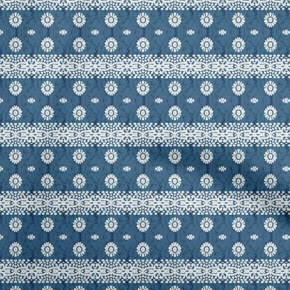 oneOone Rayon Blue Fabric Aian Batik Diy Clothing Quilting Fabric Print Fabric By Yard 56 Inch Wide