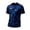 Navy, variant on Men Soccer Tops Scottish Print For Everyday Casual Wear Lightweight Tee With Classic Crew Neck Comfortable Fit For Team Fans Spirit Shirts Size L