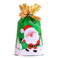 thumbnail image 5 of Bolsas con cordón estampadas navideñas Embalaje de regalo de fiesta Presenta Paquetes de juguete de envoltura Bolsas vacías Accesorios de decoración Tipo 5 50 Piezas sidaley HA009363-10, 5 of 5
