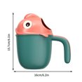 thumbnail image 3 of Shampoo Cup under $5! CagogoKids Shampoo Rinse Cup,BabyBath Shower Spoon, Ergonomic Handheld Hair Washing Cup, Gentle Water Flow for Toddler Bath Time, Cute Bathing Accessory forChildren, 3 of 4