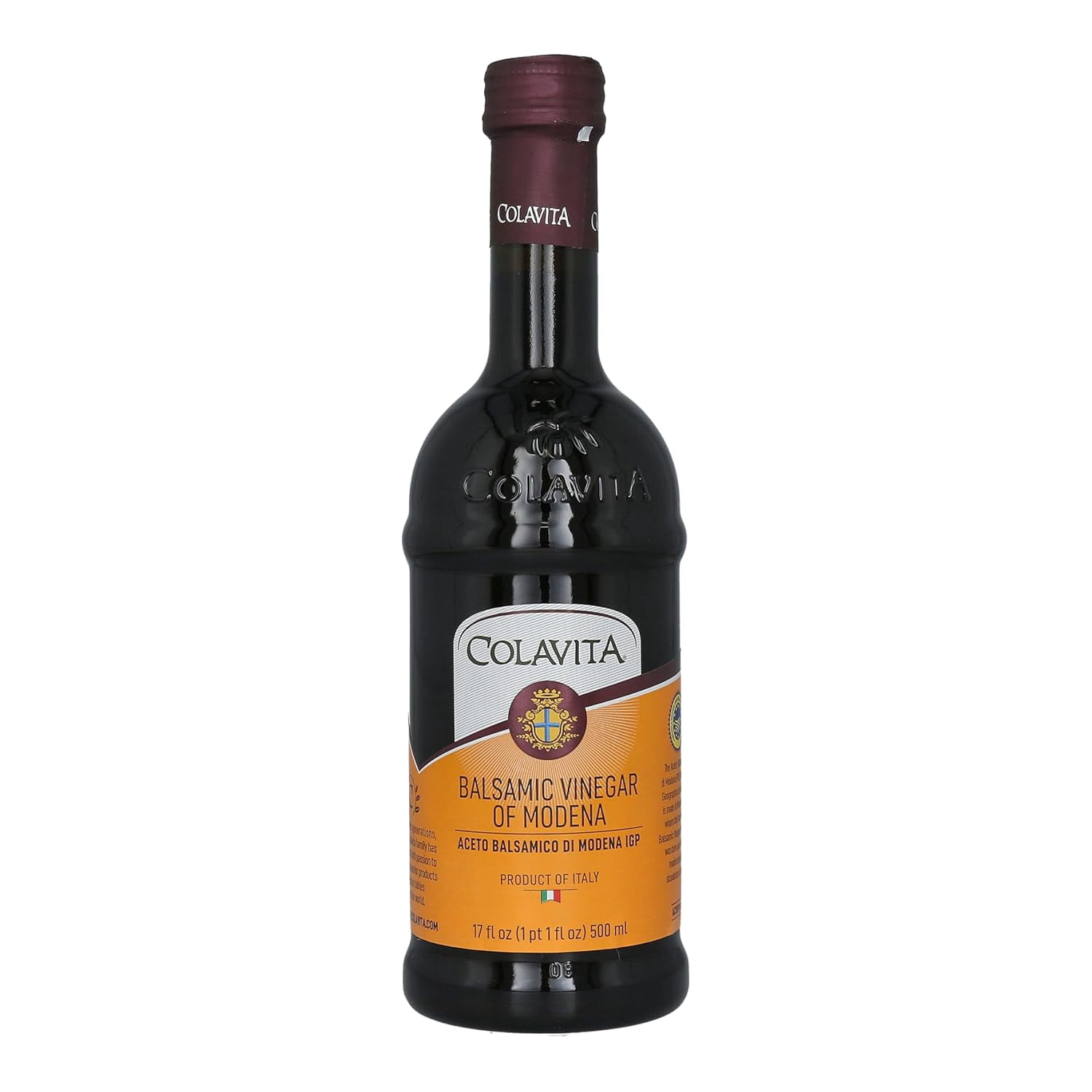 (2 pack) Colavita Balsamic Vinegar of Modena IGP, 17 Fluid Ounce Bottle