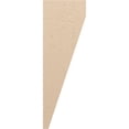 thumbnail image 3 of 6"W x 12"D x 36"H Thin Concord Rough Cedar Woodgrain TimberThane Corbel, Primed Tan, 3 of 6