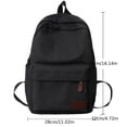 thumbnail image 3 of PRIYAL Durable Canvas Backpack, Large Capacity Backpack, Large Capacity Black Computer Backpacks for Work, 3 of 14
