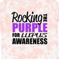 thumbnail image 4 of Inktastic Rocking the Purple for Lupus Awareness Boys or Girls Toddler T-Shirt, 4 of 5