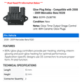 thumbnail image 2 of Glow Plug Relay - Compatible with 2008 - 2009 Mercedes-Benz R320, 2 of 2