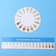 thumbnail image 3 of Tarjeta de comparación de color de dientes, papel de tiras largas/redondas, tarjeta de contraste de color de dientes de PVC de tiras largas, 3 of 3