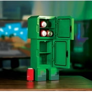 Minecraft Creeper Mini Fridge 2 Door, 8L, Green, 25.2 H 9.5 W 9.1 D