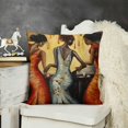 thumbnail image 2 of YINGXI Sexy Lady ,African Dancing Women s Home Sofa Couch Decorative Throw Pillowcases (at-Ladies) 22x22in, 2 of 5