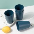 thumbnail image 5 of Wheat Straw Glasses,6Pcs Reusable Dishwasher Safe Water Glasses for Kitchen,QZS Reusable Plastic Cups for Kitchen,Outdoor,Home,13.5OZ, 5 of 6