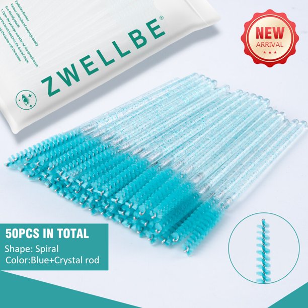 500/50 Uds extensión de pestañas desechable ceja cepillo largo aplicador de varita de máscara Spoolers pestañas cepillos cosméticos herramienta de maquillaje Tan Jianjun unisex