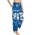 thumbnail image 3 of Kdxio Women's Comfy Stretch Happy New Year 2024 (4)Print Drawstring Pajama Pants-Small, 3 of 9