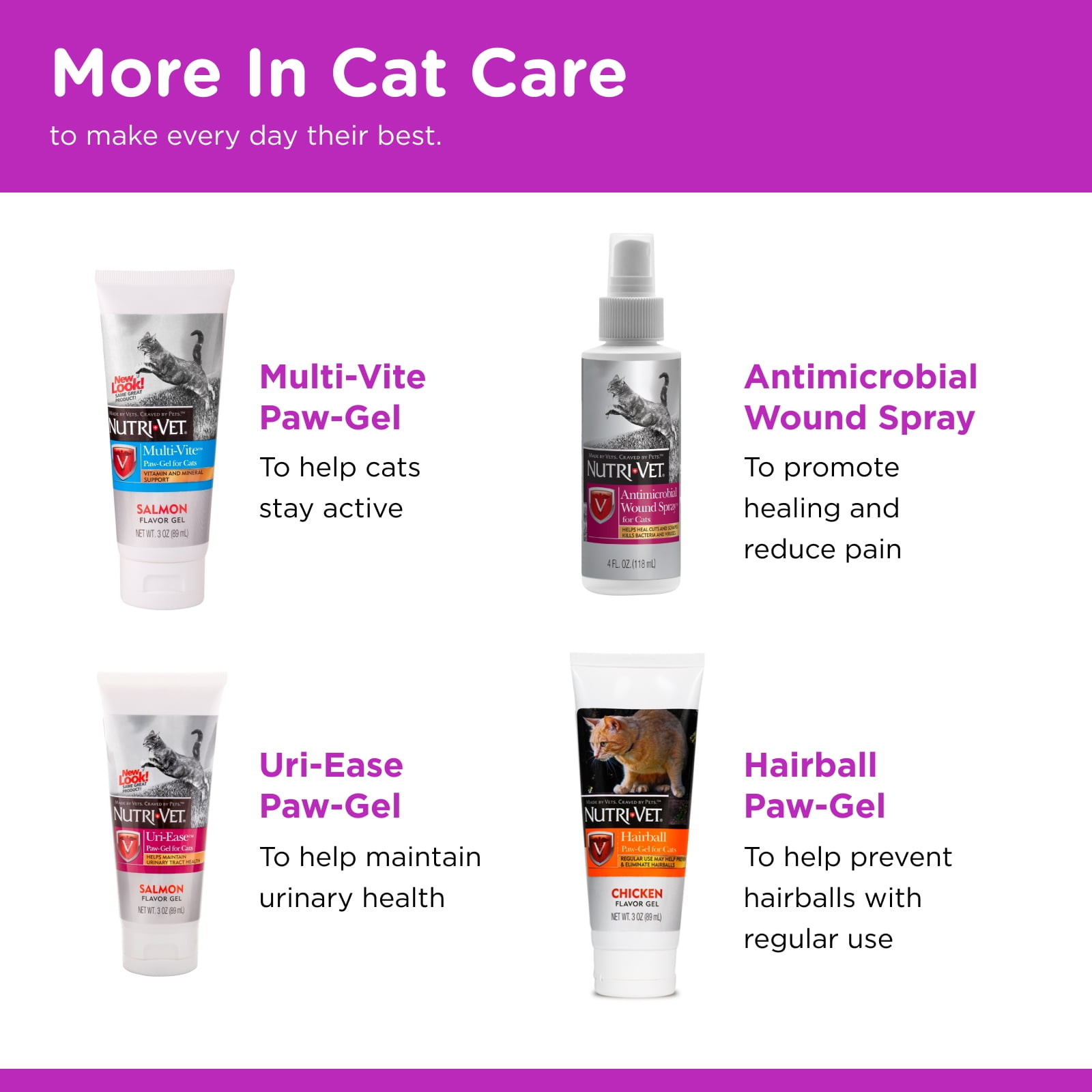 Nutri-Vet Eye Discomfort Rinse for Cats, 4 Ounces