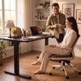 thumbnail image 5 of Furmax 55" x 24" Home Office Electric Height Adjustable Standing Desk, 5 of 7