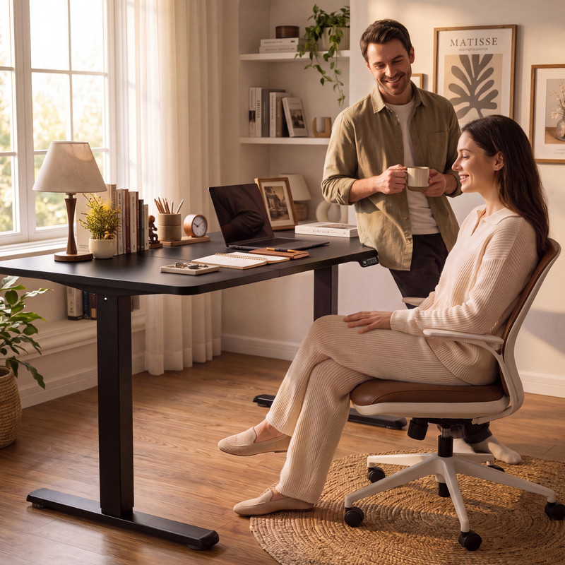 Furmax 55" x 24" Electric Height Adjustable Standing Desk photo 5