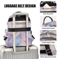 thumbnail image 3 of FORMRS Mini Backpack Purse for Women Travel Daypack Casual Shoulder Bag, Purple Marble Pattern, 3 of 7