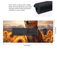 thumbnail image 2 of Hirioo Vintage Cute Corgi Sunflower for Mouse Pad ,Anti-Slip Base, Durable Stitched Edges, Perfect for Gaming, Office, and Home Use,16x35.5in, 2 of 9