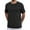 Black, variant on Cmfcve Oversized T-shirts for Men Pullover Round Neck Top Blouses Stretch Short Sleeve Gym T-shirts