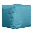 thumbnail image 3 of Gouchee Home Cube Brava Emerald Pouf Ottoman – Water-Repellent Cube Bean Bag Footstool with Polystyrene Beads, Lightweight & Portable for Living Room or Dorm, 3 of 8