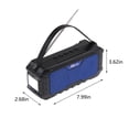 thumbnail image 3 of LACKUST Bluetooth Speaker, Outdoor Flashlight, Camping, FM Radio Usb Wireless Charging Speaker,Blue, 3 of 8