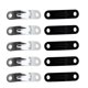 thumbnail image 1 of 10PCS Mini Arc-shaped 2-hole Tent Rope Buckle Sky Curtain Wind Rope Buckle, 1 of 5