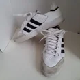 thumbnail image 2 of Ad-id-as Originals Tyshawn Low HQ2003 Sneakers Shoes Sz 11 White Black Gold, 2 of 6