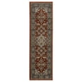 thumbnail image 4 of Oriental Weavers Aberdeen Area Rug - 4151R - 5'3" x 7'6" - in Red/ Blue - Vintage Inspired, Stain Resistant, Family and Pet Friendly , Bedroom, Office Rug, 4 of 4