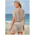 thumbnail image 2 of Wander Ago Beach Tops Sexy Knit Cover Vestidos Bikini Cover-ups Redes Falda corta MFZFUKR WMZL-1789-5, 2 of 4