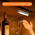 thumbnail image 4 of Iluminación recargable para debajo de gabinetes, luz nocturna con batería de 2000 mAh y linterna, luz LED portátil con sensor de movimiento para armarios en casa (paquete de 1), 4 of 4