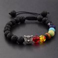 thumbnail image 2 of RSAMD 2023 New Cross Beaded Rosary Adjustable Black Lava Bead Men Fashion Bracelets-K011-2, 2 of 3